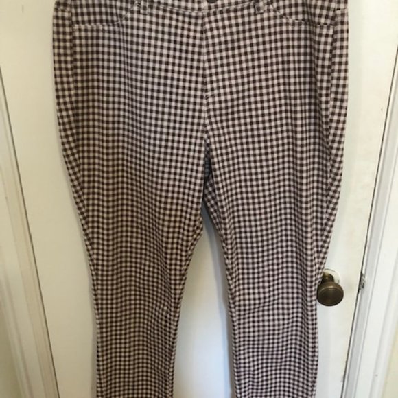 Uniqlo unisex houndstooth pant size XL (32-33) inseam 23 inches - Picture 1 of 4